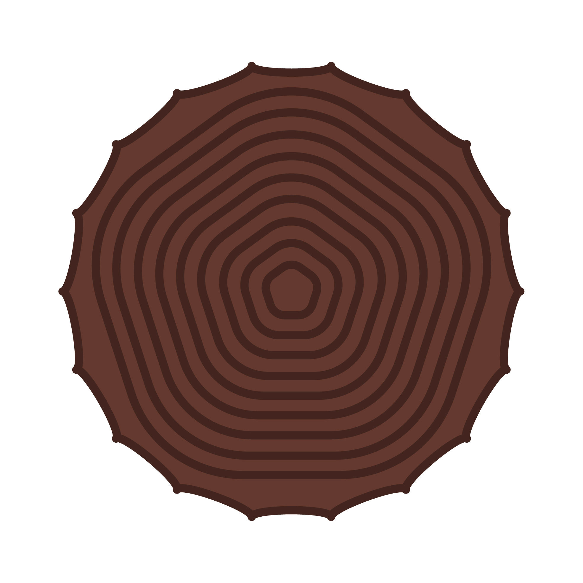 สีน้ำตาล