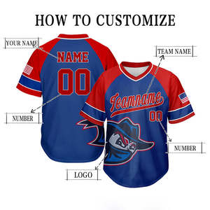 Uniformes de Béisbol Personalizados de Talla Grande, Ligeros, Transpirables, de Secado Rápido, Conjuntos Deportivos Estampados de Alta Calidad en Venta, MOQ Bajo - Product Image 3