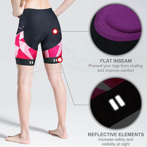 Active Motion Premium Stitch <b>Cycling</b> <b>Shorts</b> With Soft <b>Padding</b> Design For Fitness Ride Practice Daily Apparel - Product Image 6