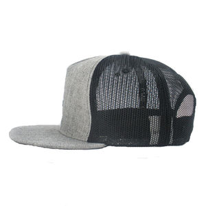 Sombrero de camionero hecho a medida de alta calidad, sombreros de malla con diseño trasero personalizado, sombreros de camionero deportivos de 5 paneles de alta calidad - Product Image 2