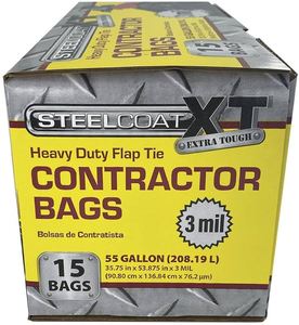 Heavy Duty Extra Thick Contractor Garbage <b>Bags</b> Industrial Strength Trash Liners - Product Image 5