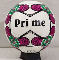 Ballon de football populaire de haute qualité, durable, écologique, résistant à l'eau, 32 panneaux, cousu à la main, taille 5, logo personnalisé, léger