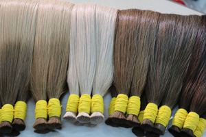 Europeo Ombre Tonos Extensiones de cabello Remy recto natural Cabello humano ruso crudo - Product Image 6