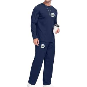 Conjunto Deportivo de Invierno de 2 Piezas, Sudadera Casual con Cuello Redondo y Pantalones Deportivos con Bolsillos para Correr - Product Image 2