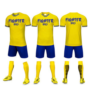 Conjunto de ropa de uniforme de fútbol de alta calidad/kits de fútbol de equipo uniformes de fútbol sublimados de secado rápido con logotipo personalizado - Product Image 6