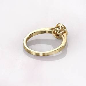 Igi แหวนหมั้นเพชรตัด1CT 18K ทองคำแท้แหวนของขวัญเพชรคลาสสิกแหวนของขวัญ14K เครื่องประดับความบริสุทธิ์ ODM - Product Image 4