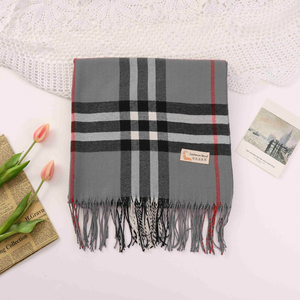 2025 New Classic Design Mongolia Plaid Cashmere and Wool <b>Scarf</b> Winter <b>Mens</b> Custom Pattern Wool Checked <b>Scarf</b> - Product Image 5