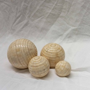 Resin Sphere with Stripe or <b>Chess</b> Pattern Bone Inlay Ball for Showpiece <b>Table</b> Decor Balls Living Room Centerpiece Gifted Balls - Product Image 5