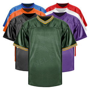 Uniforme de pratique du football américain entièrement personnalisé pour l'équipe universitaire masculine avec épaules renforcées et panneaux en maille - Product Image 1