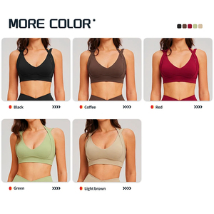 Women's Yoga <b>Bra</b> with Cut-Out Design Nylon for OEM Casual Sports Gym Wear - Product Image 3