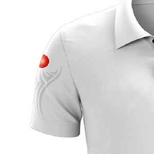 Sublimación transpirable Polo de golf Camisetas de cuello elástico Corte de calidad Ropa de golf Fabricantes Rendimiento Ajuste Nuevo - Product Image 5