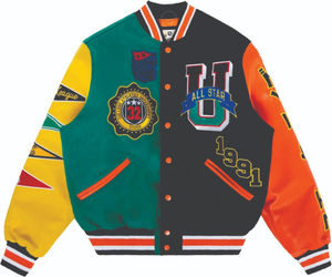 Écusson de broderie en chenille personnalisé vestes de baseball pour hommes vestes universitaires surdimensionnées Letterman pour hommes - Product Image 6