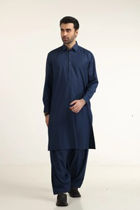 Fabriqué en usine 2025 dernière conception vêtements d'été hommes Shalwar Kameez costume décontracté coton pas cher prix - Product Image 5