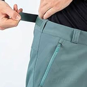 Pantalon de cyclisme ajusté pour homme, séchage rapide, respirant, 160g, couleur unie, 100% coton, utilisation en extérieur - Product Image 6