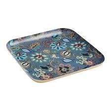Bandeja de Servicio de Esmalte Metálico con Acabado Elegante, Diseño de Alta Calidad para Hogar, Hotel, Restaurante - Product Image 4