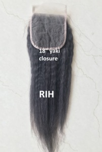 Tissage en lot brésilien Remy naturel crépu lisse Yaki de qualité Temple, non traité, Extensions de cheveux - Product Image 5