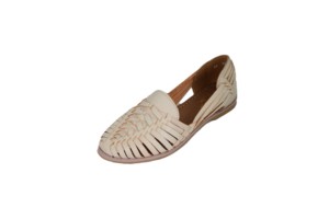 Chaussures plates décontractées pour femmes en cuir véritable faites à la main, mocassins tressés à enfiler avec semelle intérieure légère, respirante et antidérapante - Product Image 2