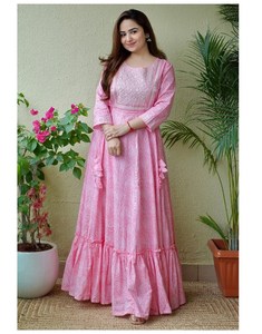 Nuevo diseño moderno tela de rayón ropa de mujer Kurti para ropa de fiesta disponible a precio al por mayor de La India - Product Image 5