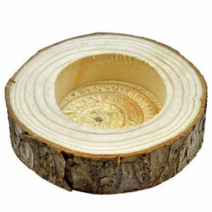 Bougeoir en bois brun antique pilier bougeoir tailles personnalisées finitions personnalisées article d'éclairage de mariage à la maison - Product Image 5