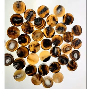 Boutons vierges en corne de bœuf naturelle pour la confection de vêtements, matériau écologique, vente en gros, artisanat naturel - Product Image 6