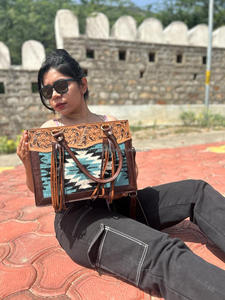 กระเป๋าสะพายไหล่สำหรับผู้หญิงหนังวัวแท้, กระเป๋าสะพายข้างความจุขนาดใหญ่ - Product Image 4