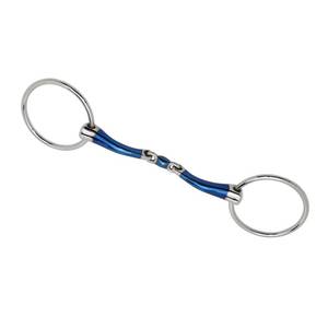 Nueva llegada de acero inoxidable de media mejilla de conducción Snaffle Horse Bit Durable fabricante de tachuelas ecuestres hecho por TARIQ MFG CO - Product Image 6