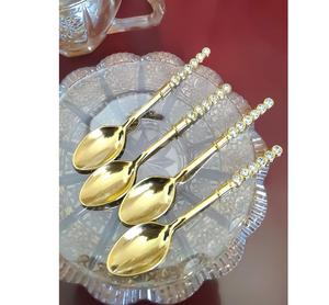 Juego de cubiertos de acero inoxidable de lujo hechos a mano exclusivos Juego de cubiertos de lujo con juego de cubiertos de acero inoxidable con acabado Premium - Product Image 1