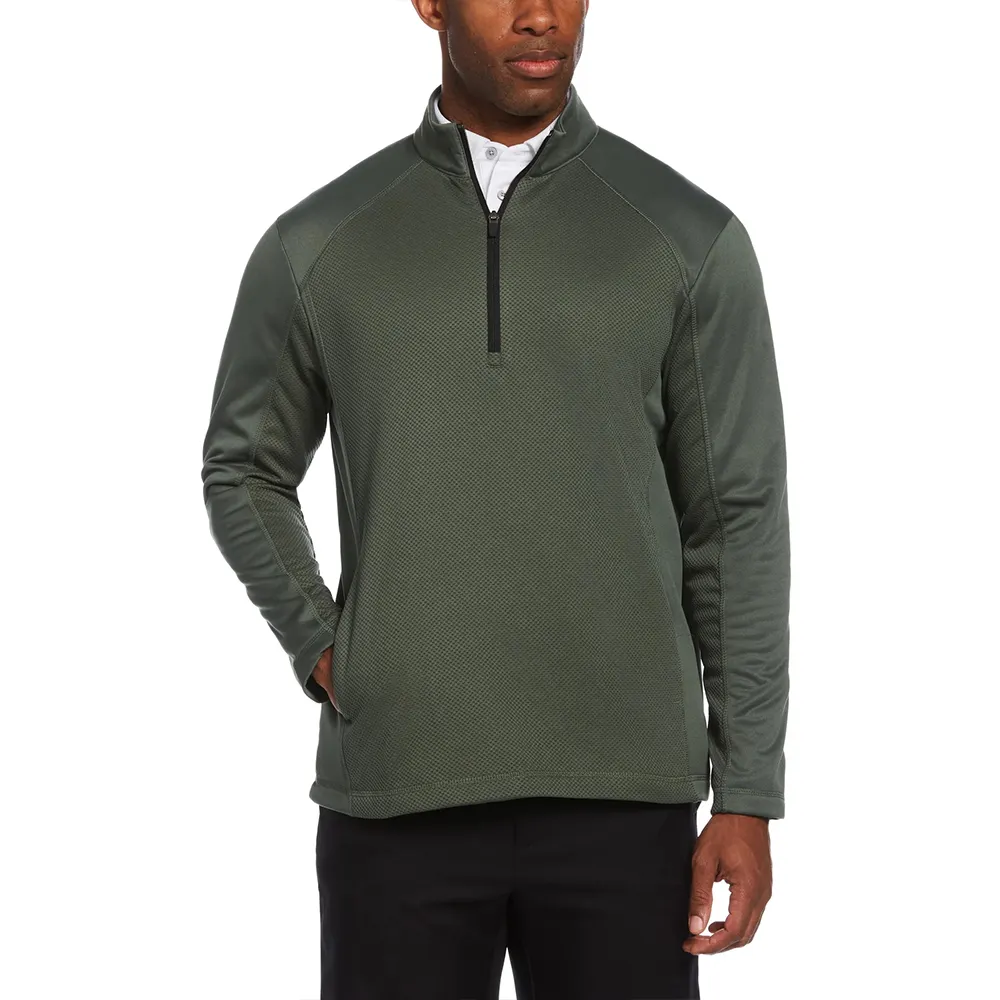 OEM ODM लंबी आस्तीन आउटडोर सांस आधा ज़िप गोल्फ जैकेट 4-रास्ता खिंचाव नमी Wicking पुरुषों की स्वेटर स्वेटर पसीने