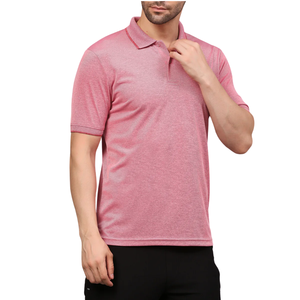 Polo rose pour homme, t-shirt décontracté à manches courtes élégant, qualité supérieure, coupe confortable pour les vêtements de sport et les tenues décontractées de tous les jours - Product Image 5