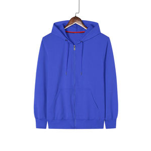 Veste d'entraînement à capuche avec fermeture éclair pour hommes, survêtement à manches longues par sublimation, technique de broderie pour l'hiver, vente en gros - Product Image 2