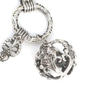 Collier avec pendentif modèle Constantine en argent sterling 925 avec motif en forme de boule - Product Image 3