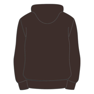 Custom Comfortable brown pullover hoodie made of 100% cotton soft <b>fabric</b> for casual and wholesale orders - Product Image 2