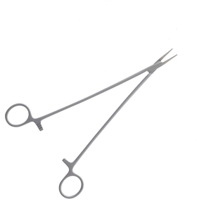 Pinzas de aguja Debakey, soporte de aguja Manual de acero inoxidable con acabado de arena de 8 pulgadas, pinzas de sala de cirugía rectas delicadas - Product Image 2