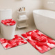 Ensemble de tapis de salle de bain imprimés sur mesure pour salle de bain, rideau de douche antidérapant, tapis de bain - Product Image 2