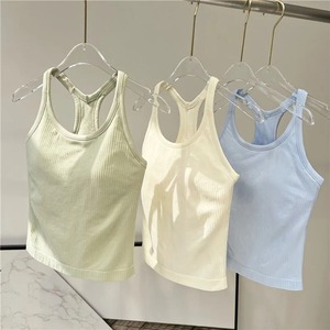 Ahuecado Y2k Tops Moda Casual Tank Top Sin mangas Ropa de mujer Color sólido Anillo colgante Slim Hooded Trend Streetwear - Product Image 2