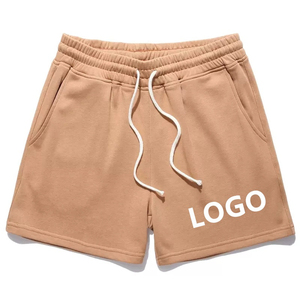 Best Quality Custom Embroidery Men's <b>Shorts</b> 100% Cotton Terry <b>Fleece</b> 280g Streetwear Customizable <b>Short</b> for Men - Product Image 6