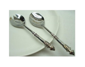 Gold Plated Cutlery <b>Set</b> Table Ware Cutlery <b>Set</b> Dinnerware Stainless Steel Simple Creative Gift Silver Customize OE - Product Image 4