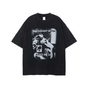 Nueva Camiseta de algodón de gran tamaño para hombre, camiseta de manga corta de secado rápido, diseño gráfico 3D completo personalizado, DTG de punto del fabricante Digital - Product Image 4