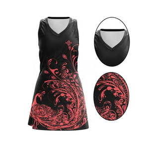 Uniforme de Netball para Niñas con Tela Elástica y Estilo Deportivo Moderno para Uso en Equipo - Product Image 3