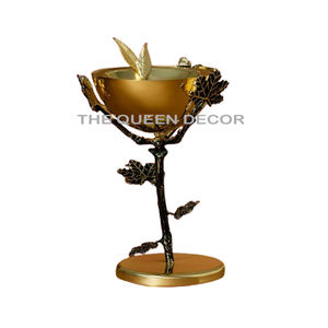 หัวเผาเครื่องหอมบาคูร์โลหะสีทองและสีดำดีไซน์ที่น่าสนใจสำหรับการใช้งานในโรงแรม - Product Image 4