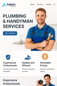 Manitas o plomería personalizados Desarrollo de sitios web Expertos en Web indios calificados Creación de sitios comerciales confiables y asequibles - Product Image 3