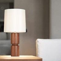 Lámpara de Mesa de Madera con Pantalla de Tela a Precio Accesible, Ideal para Decoración de Mesa en Sala de Estudio y Sala de Estar