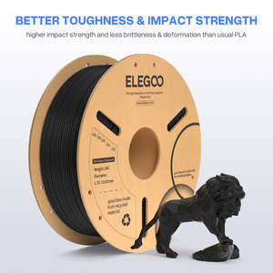 เส้นพลาสติกสำหรับเครื่องพิมพ์สามมิติ ELEGOO 1 กก. PLA Plus ขนาด 1.75 มม. หลากสี รวมถึง ABS PA PP PPS ไนลอน POM T PCL HIPS TPU TG สำหรับการพิมพ์สามมิติ - Product Image 2