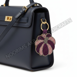 Porte-clés personnalisé fait main en perles, vente en gros, avec perles de rocaille colorées, idéal pour sacs et cadeaux, pour importateurs - Product Image 6