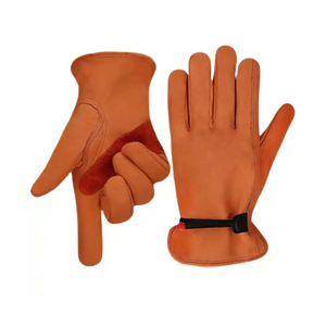 High Quality Lightweight Split <b>Leather</b> <b>Driving</b> <b>Gloves</b> Soft Cotton Hand Protection <b>for</b> <b>Men</b>-Versatile Wholesale Safety <b>Gloves</b> - Product Image 6