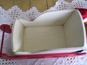 Andmade-trineo de madera para mesa de vacaciones, cesta de trineo para Festival en casa, decoración interior y exterior - Product Image 4