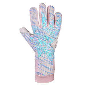 Gants de football de gardien de but professionnel de haute qualité en matériau PU poignées Super collantes évacuant l'humidité légère - Product Image 4