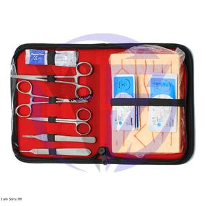 Kit d'entraînement en silicone avec scalpel, ciseaux et instruments de suture, emballage OEM disponible, idéal pour les étudiants en médecine - Product Image 2