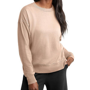 Sudaderas de Mujer de Alta Calidad al por Mayor, Sudaderas Casuales Sólidas para Mujer con Tela Suave, Servicio OEM - Product Image 1