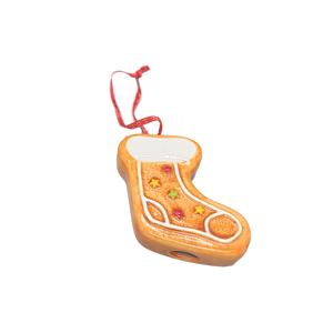 Adorno Navideño Colgante de Cerámica Clásica Win Seng, con Forma de Trineo, Esmaltado, Impreso a Todo Color, Venta al por Mayor - Product Image 2